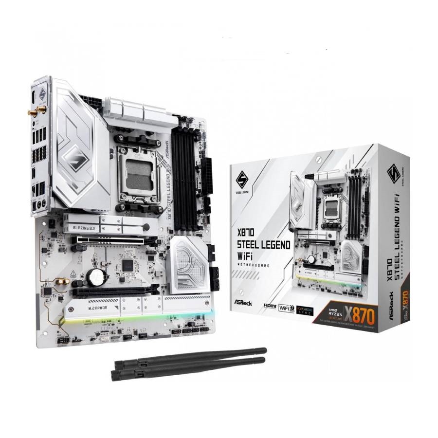 MOTHER ASROCK (AM5) X870 STEEL LEGEND WIFI