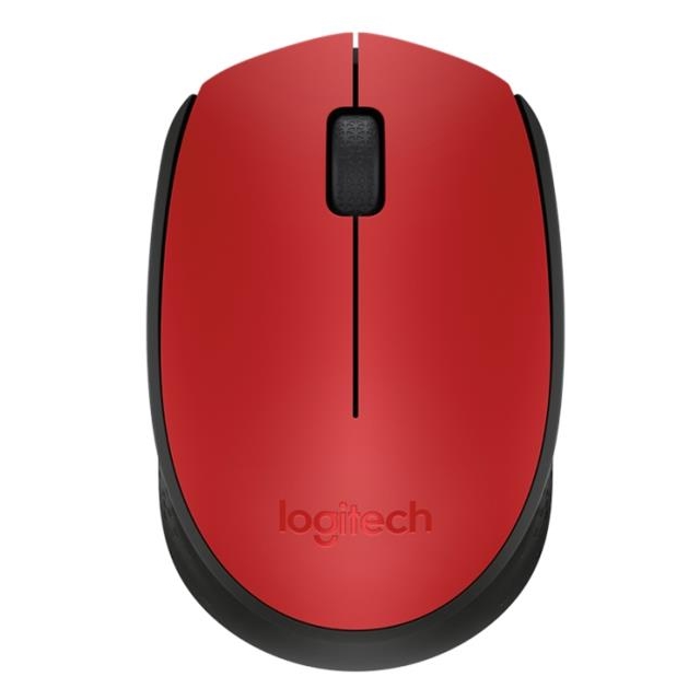 MOUSE LOGITECH WIRELESS M170 USB RED 2,4GHZ