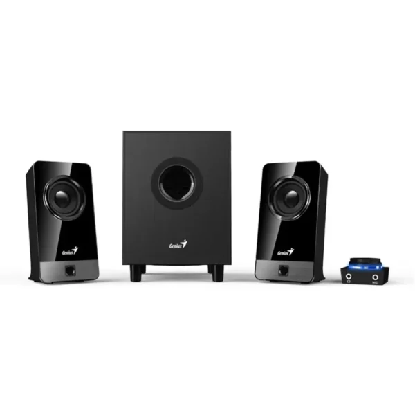 PARLANTES GENIUS SW-2.1 300X 10W (BLACK)