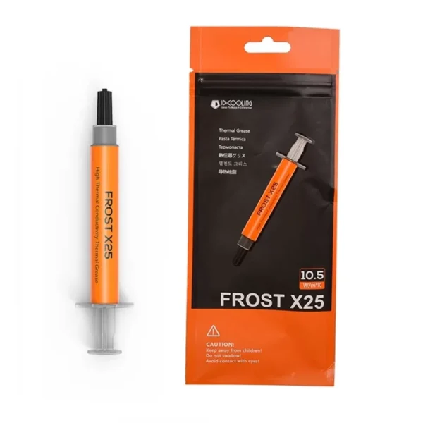PASTA TERMICA ID-COOLING FROST X25 4GR CON LIMPIADOR Y ESPATULA
