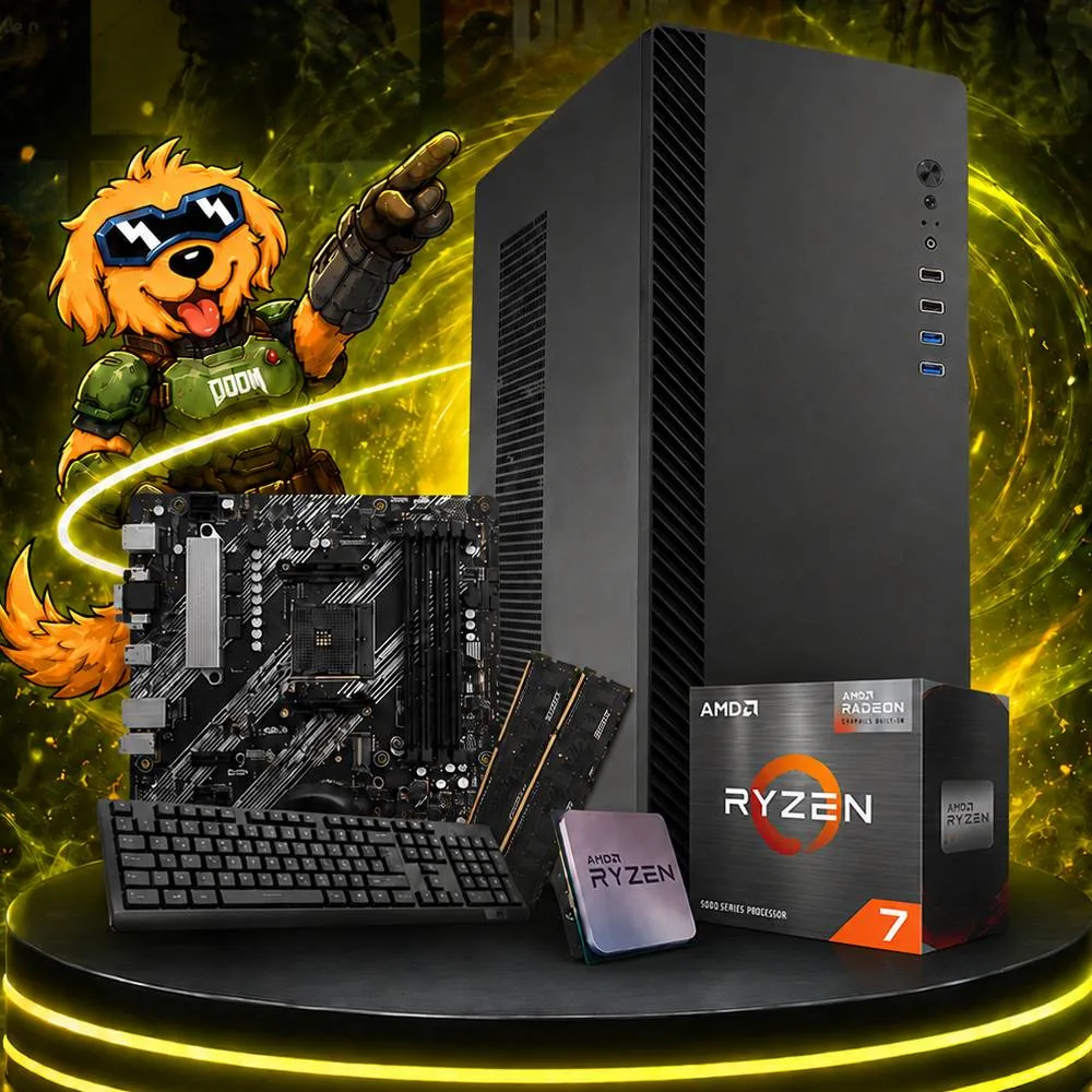 PC GAMER AMD RYZEN 7 5700G 16GB 480GB GABINETE KIT