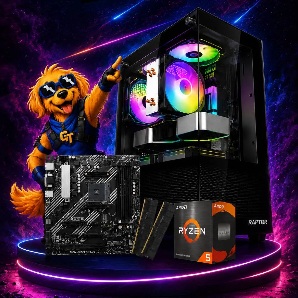 PC GAMER AMD RYZEN 5 3400G A520M 16GB 480GB 650W GABINETE RGB