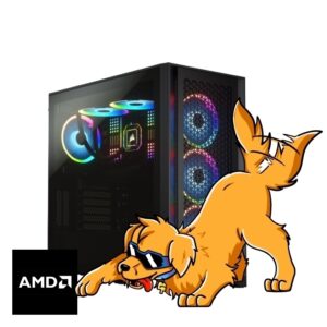 PC GAMER AMD RYZEN 5 8400F A620M 32GB DDR5 1TB RX 7600 650W GABINETE RGB