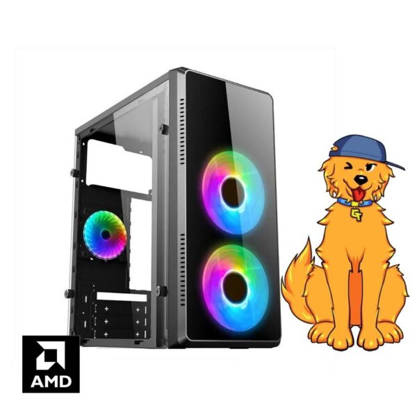 PC GAMER AMD RYZEN 3 3200G A520M 16GB RAM SSD 480GB GABINETE RGB