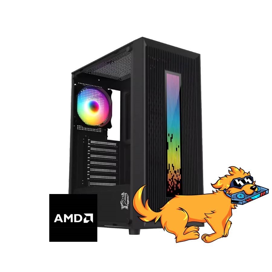 PC GAMER AMD RYZEN 5 4500 16GB 480GB 2060 12GB GABINETE RGB 700W