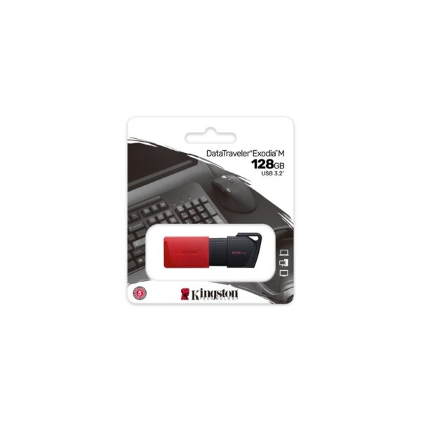 PENDRIVE KINGSTON EXODIA M 128GB USB 3.2
