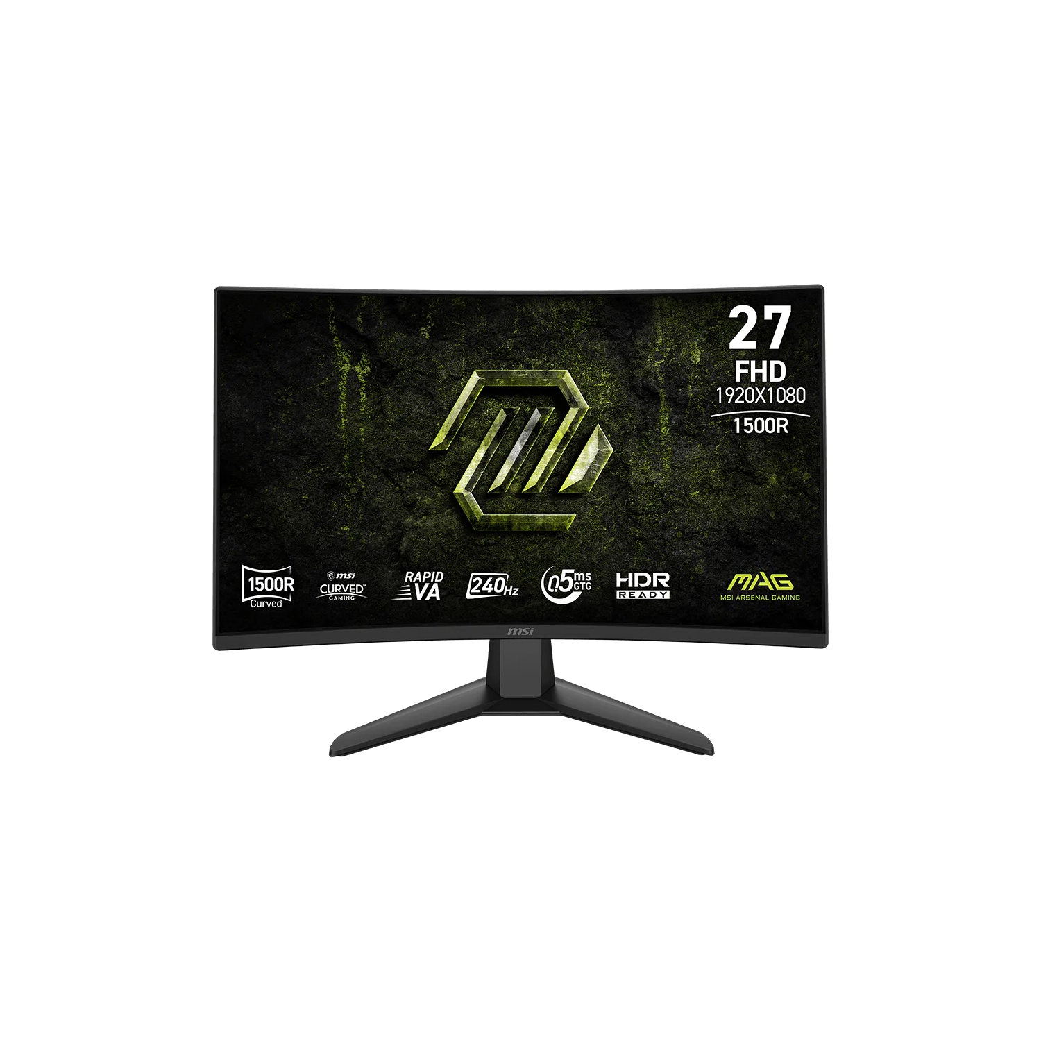 MONITOR MSI MAG 274CF X24 27" VA FHD 240HZ 0.5MS CURVED FICHA USA