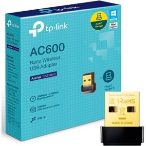 PLACA WIFI ARCHER T2U NANO P.REDW USB AC600 DUAL BAND