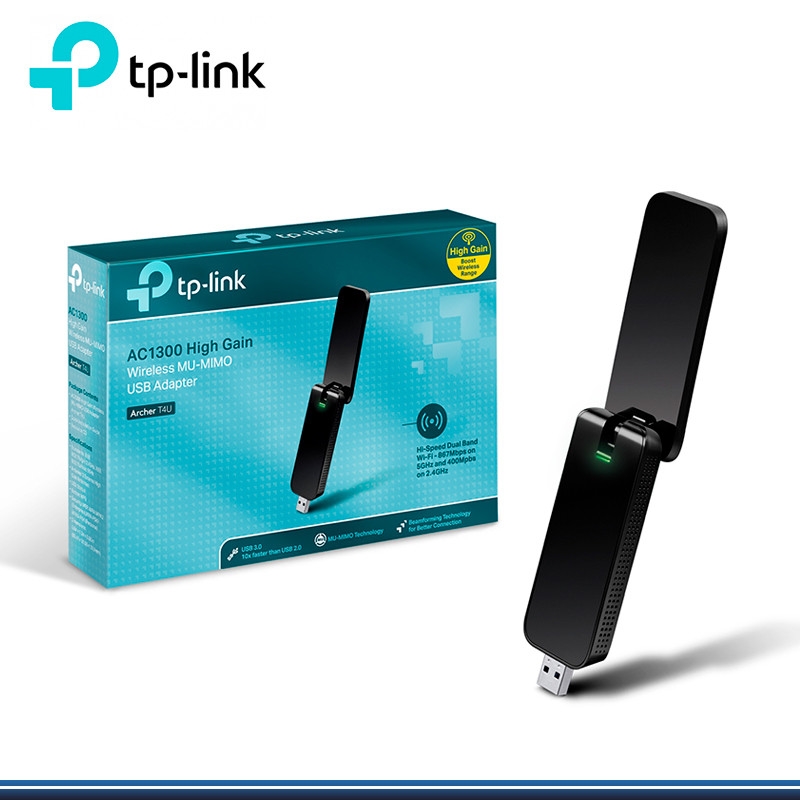 PLACA WIFI ARCHER T4U P.REDW USB AC1300 DUAL BAND