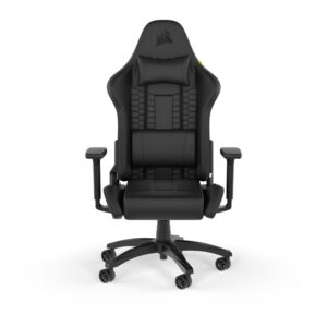 SILLA GAMER CORSAIR TC100 RELAXED CUERO NEGRO/NEGRO