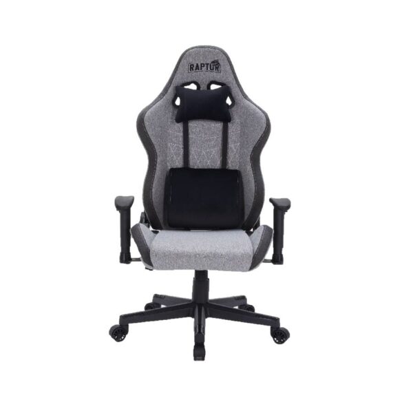 Silla Gamer Raptor Throne R1 Tela Gris (7251)