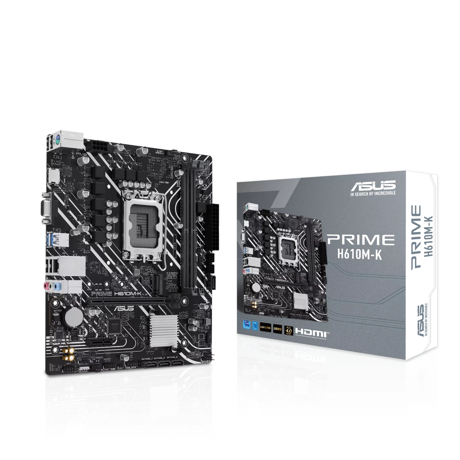 MOTHERBOARD ASUS PRIME H610M-K LGA 1700 DDR5