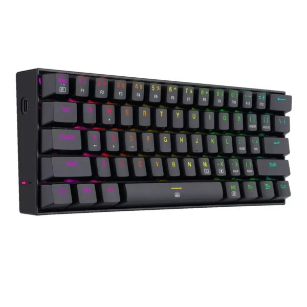 TECLADO REDRAGON DRAGONBORN K630 RGB 60% MECANICO SWITCH BROWN ESP