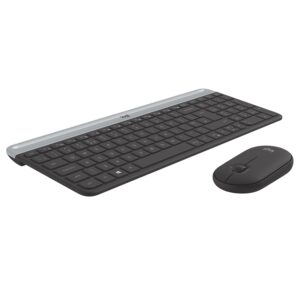 TECLADO+MOUSE LOGITECH WIR MK470 SLIM BLACK