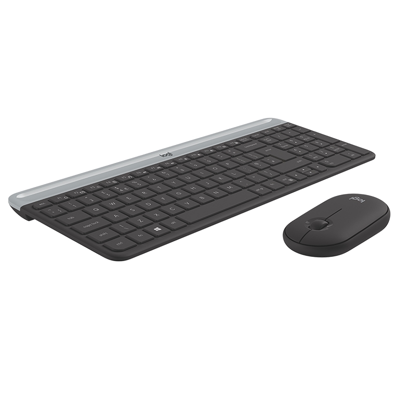 TECLADO+MOUSE LOGITECH WIR MK470 SLIM BLACK