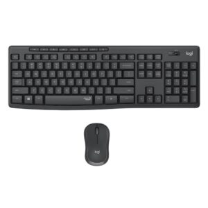 TECLADO+MOUSE LOGITECH WIR MK295 SILENT BLK