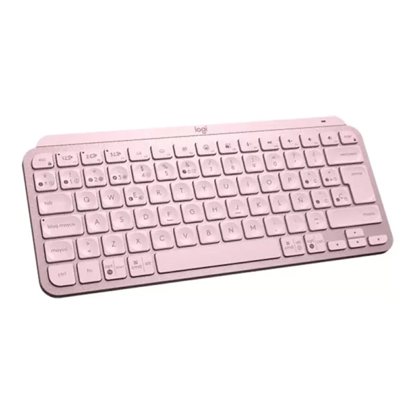 TECLADO LOGITECH WIRELESS MX KEYS MINI ROSE RETROILUM