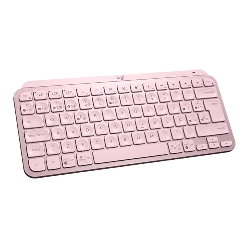 TECLADO LOGITECH WIRELESS MX KEYS MINI ROSE RETROILUM