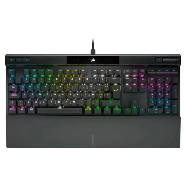 TECLADO GAMER CORSAIR K70 RGB PRO MECHANICAL CHERRY MX RED ESPAÑOL