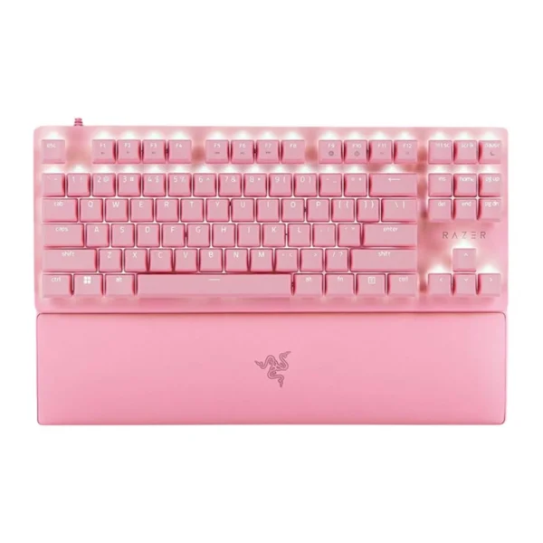 TECLADO RAZER HUNTSMAN V2 TENKEYLESS OPTICAL SWITCH RED QUARTZ ED. US LAYOUT
