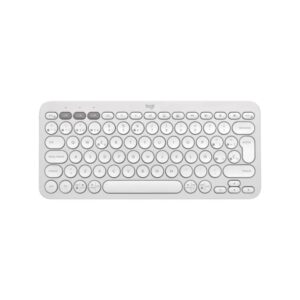 Teclado Logitech Bluetooth K380s Pebble White