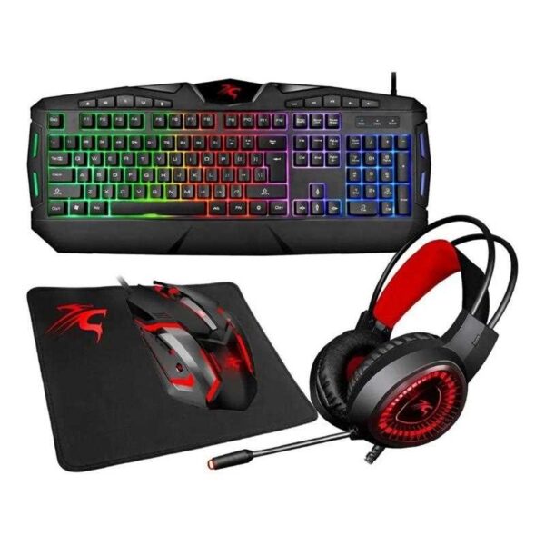 COMBO GAMER SENTEY GS-5790 TECLADO + MOUSE + AURICULAR + PAD