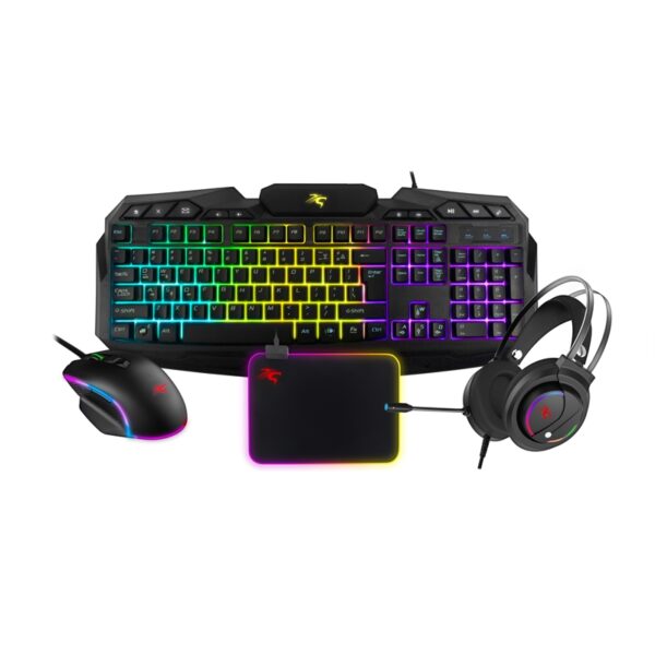 COMBO GAMER SENTEY GS-5850 TECLADO + MOUSE + AURICULAR + PAD