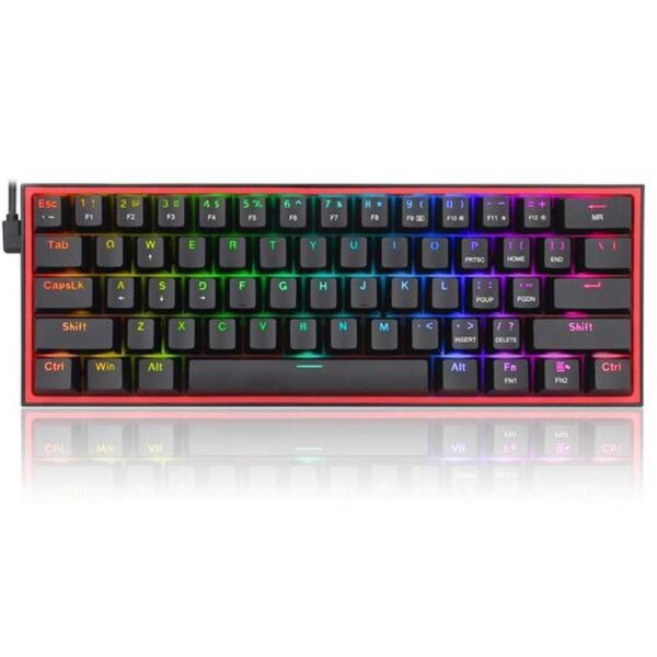 TECLADO REDRAGON FIZZ PRO BLACK SWITCH RED WIRELESS