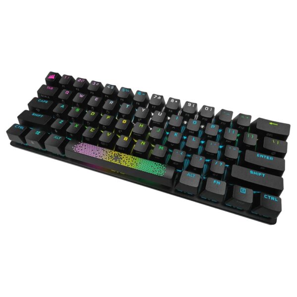 Teclado Corsair K70 PRO Mini Wireless RGB 60 Mecanico Cherry MX Black PBT