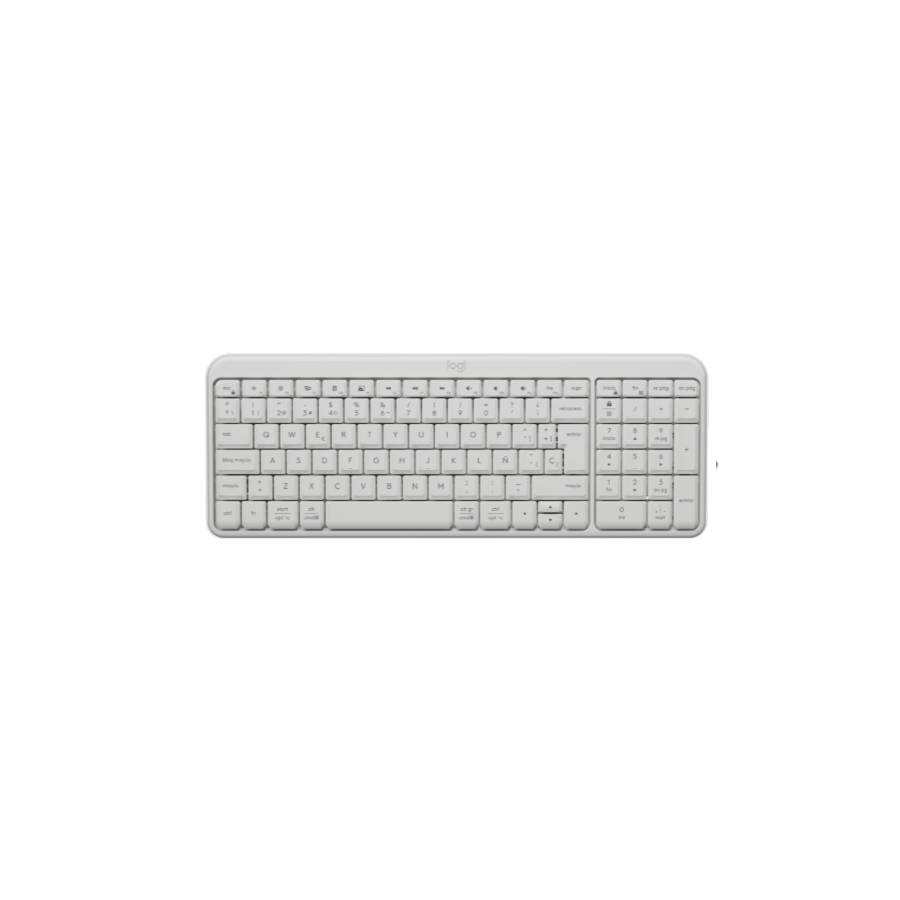 TECLADO LOGITECH BLUETOOTH K250 PEBBLE WHITE 920-013446