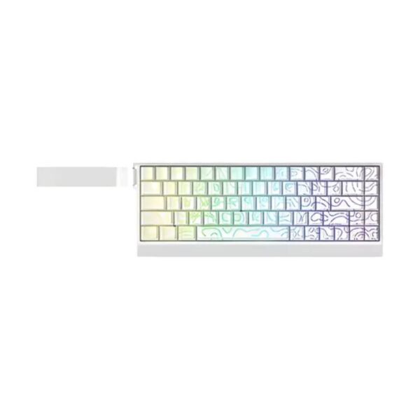 TECLADO MAGNETICO IROK MERCURY68 WHITE