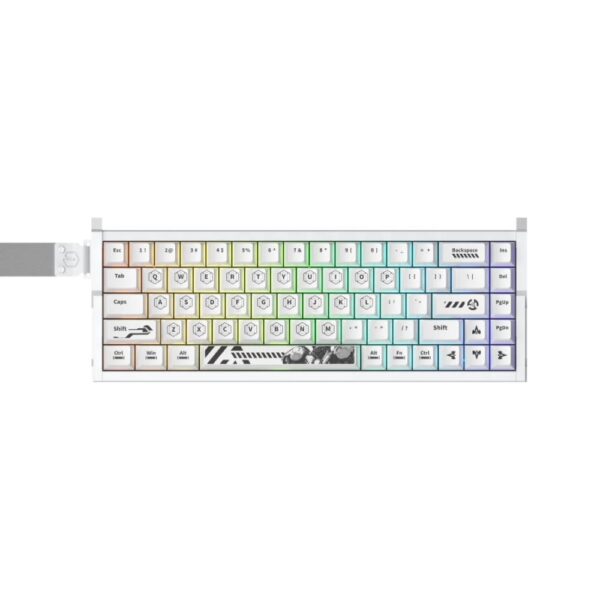 TECLADO MAGNETICO IROK MG68 PRO WHITE