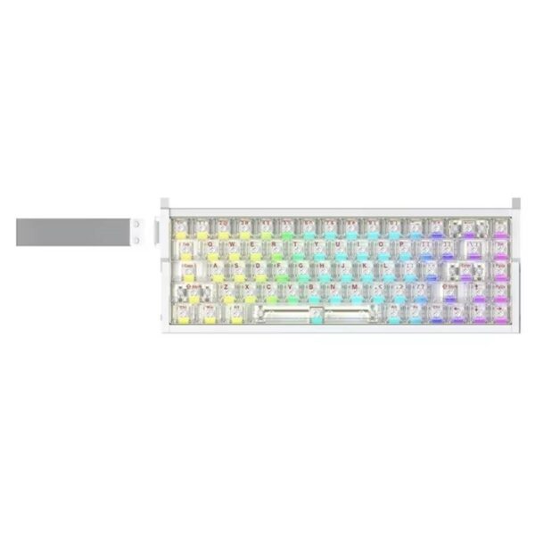 TECLADO MAGNETICO IROK MG68 PLUS WHITE