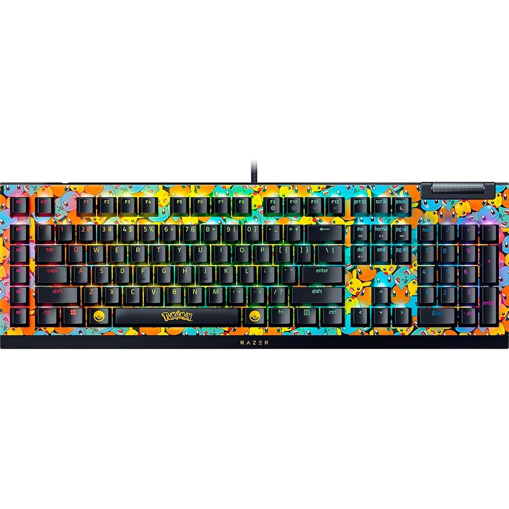 TECLADO RAZER BLACKWIDOW V4 X POKÉMON EDITION