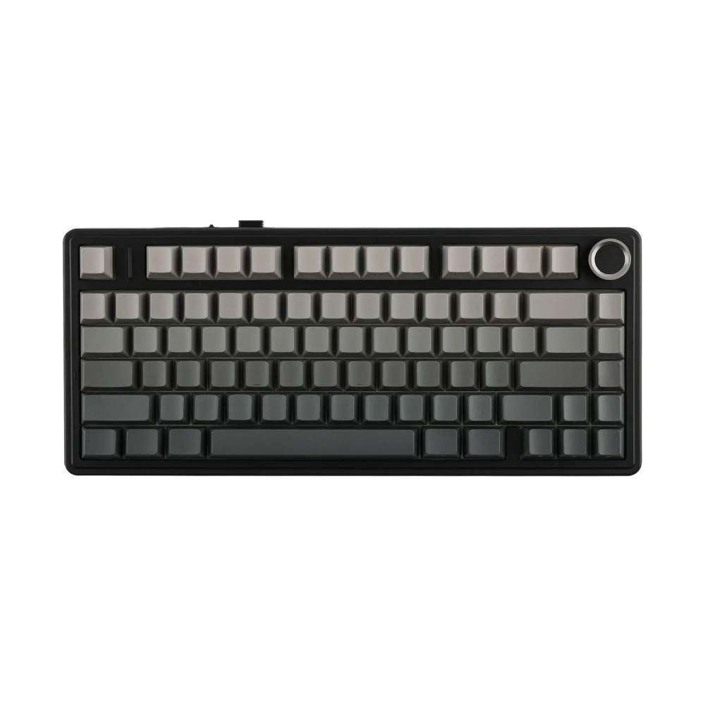TECLADO MECANICO AULA F75 GRADIENT BLACK + PINK REAPER SWITCH 75% INGLES