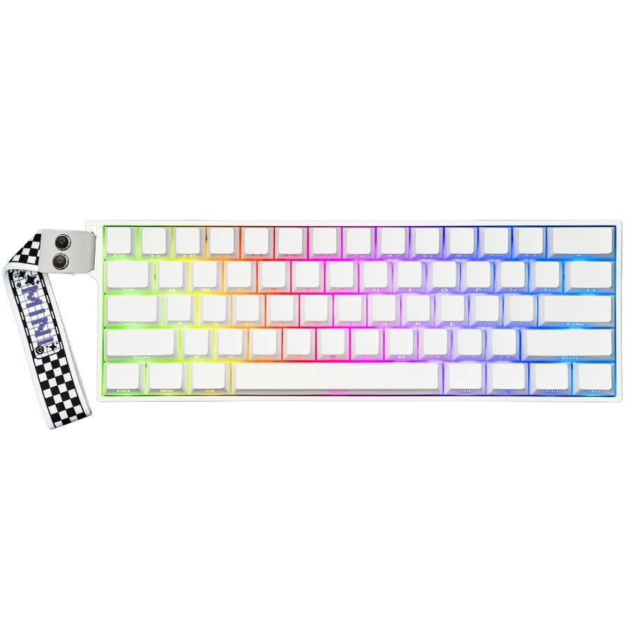 TECLADO MAGNETICO AULA MINI60 HE PRO WHITE WIRELESS SW MISTCLOUD