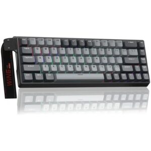 TECLADO MAGNETICO AULA WIN68HE PRO LIGHT GREY DARK GREY SW METEOR