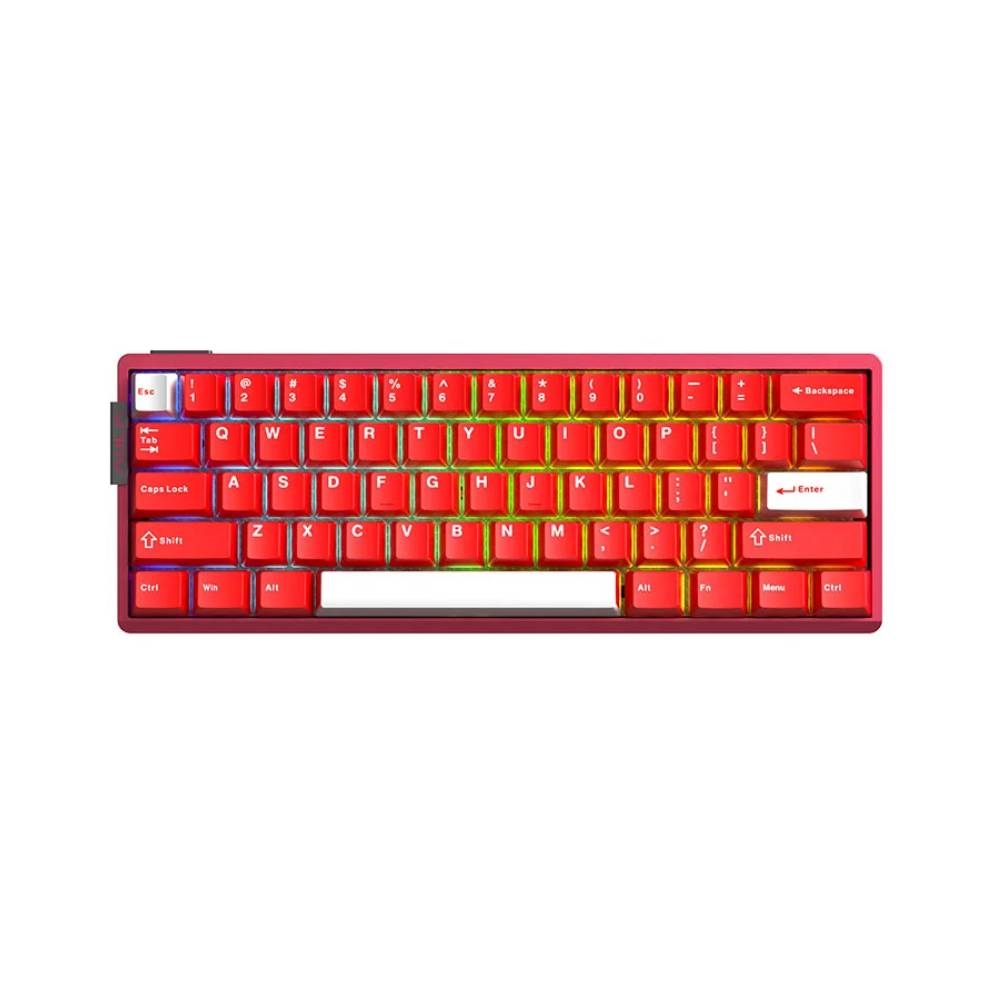 TECLADO MAGNETICO AULA AG60 PRO RED + WHITE SW AETHER