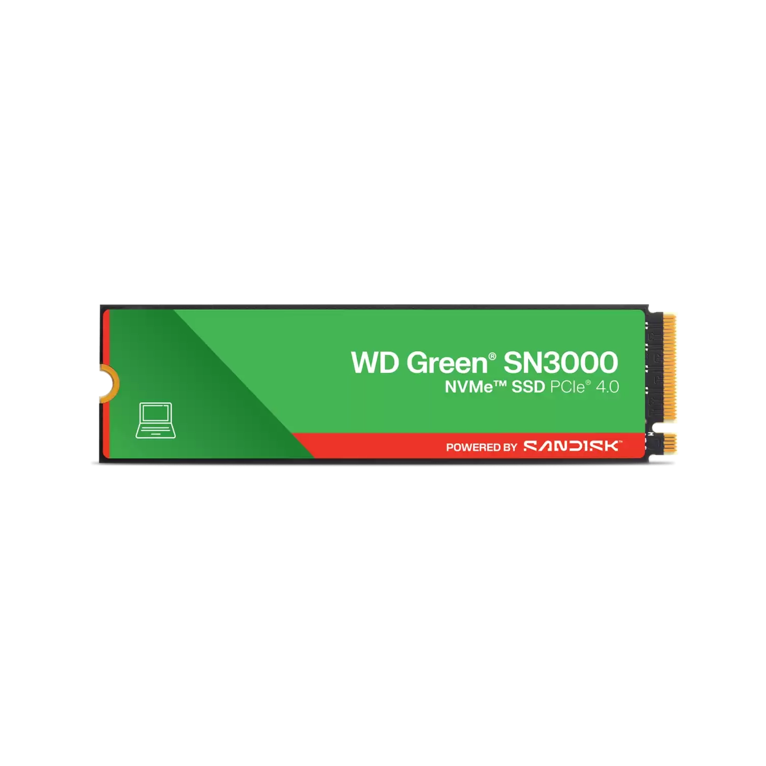 DISCO INTERNO SSD WD GREEN SN3000 1TB M.2 2280 NVME PCIE 4.0 5000MB/S
