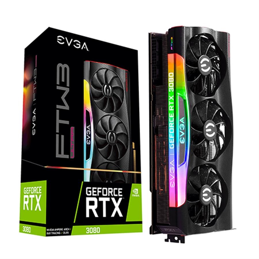 OUTLET PLACA DE VIDEO EVGA RTX 3080 10GB FTW3 ULTRA SIN CAJA (USADA)