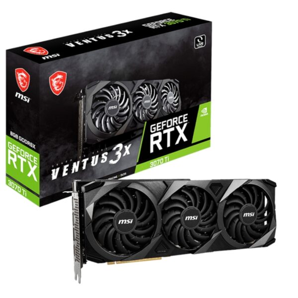 PLACA DE VIDEO MSI GEFORCE RTX 3070 TI VENTUS 3X 8G OC LHR