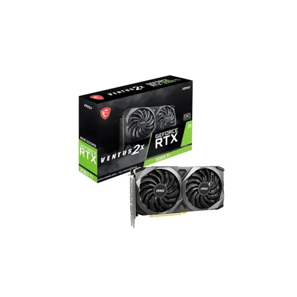 PLACA DE VIDEO MSI NVIDIA GEFORCE RTX 3060 TI VENTUS 2X 8G OCV1 LHR