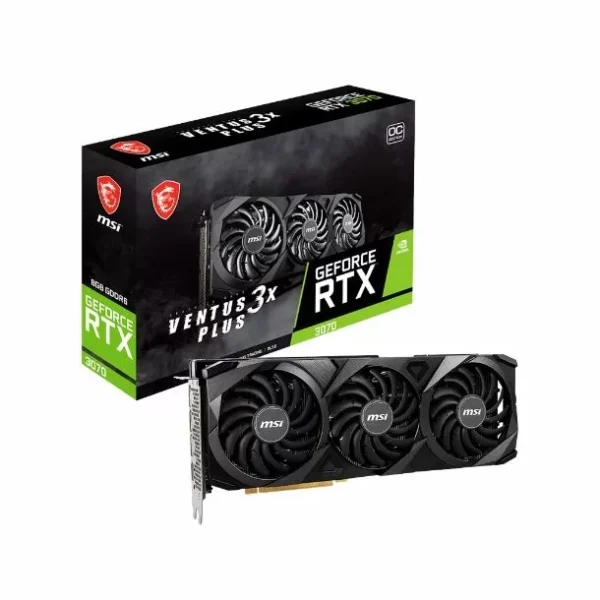 OUTLET PLACA DE VIDEO NVIDIA RTX 3070 8GB MSI VENTUS 3X PLUS OC LHR GDDR6 (USADA)