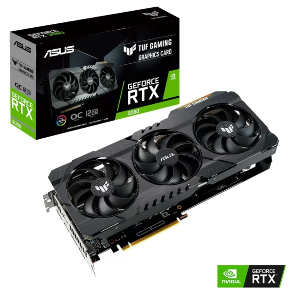 OUTLET PLACA DE VIDEO NVIDIA RTX 3060 12GB ASUS TUF GAMING OC GDDR6 (USADA)