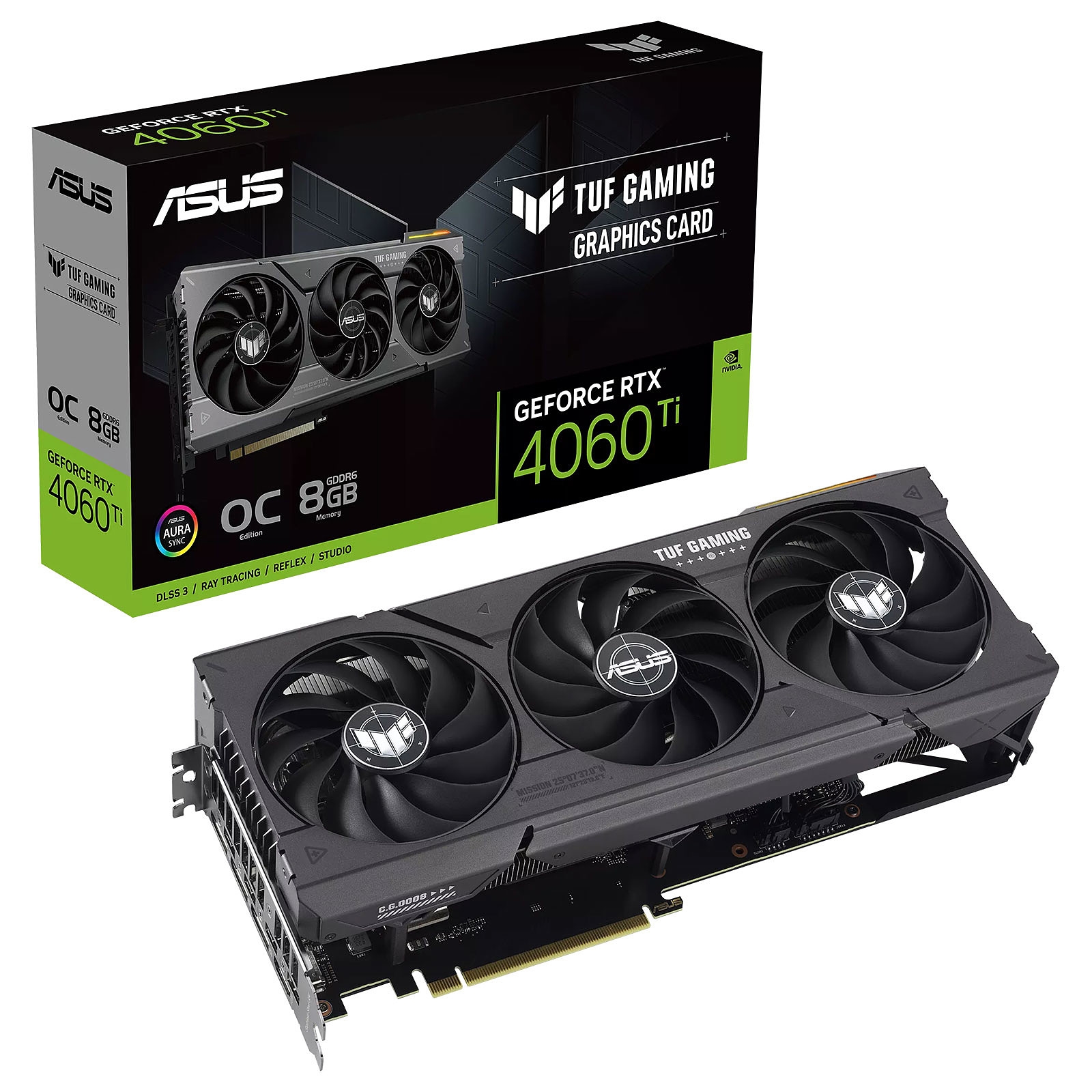 PLACA DE VIDEO NVIDIA RTX 4060 TI 8GB ASUS TUF GAMING OC GDDR6 - Imagen 2