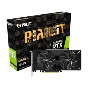 PLACA DE VIDEO NVIDIA RTX 2060 6GB PALIT DUAL GDDR6 BOX (USADA)