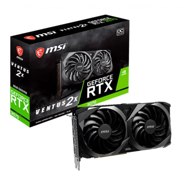 OUTLET  PLACA DE VIDEO NVIDIA RTX 3070 8GB MSI VENTUS 2X OC GDDR6 (USADA)