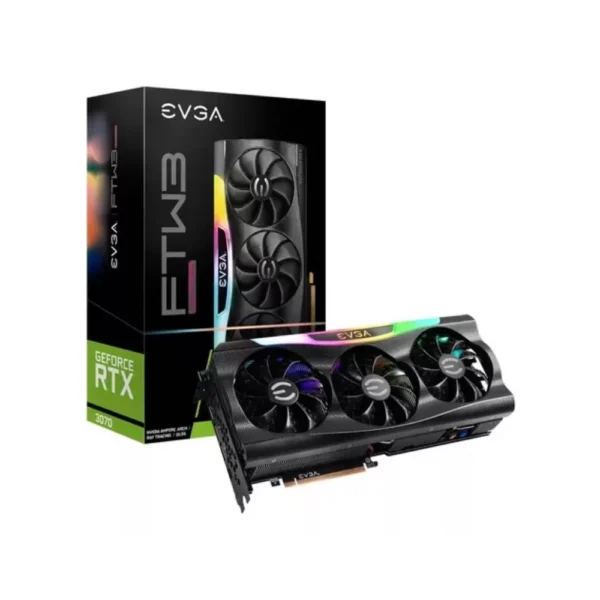 OUTLET PLACA DE VIDEO NVIDIA RTX 3070 8GB GDDR6 EVGA FTW3 ULTRA (USADA)