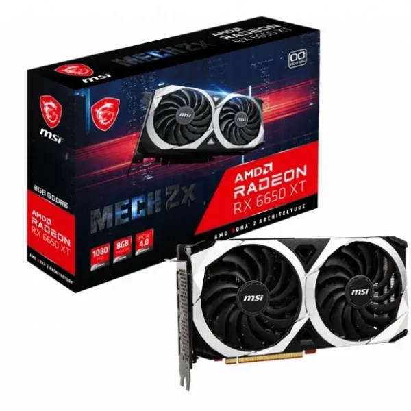 Placa de Video MSI AMD Radeon RX 6650 XT MECH 2X 8G OC