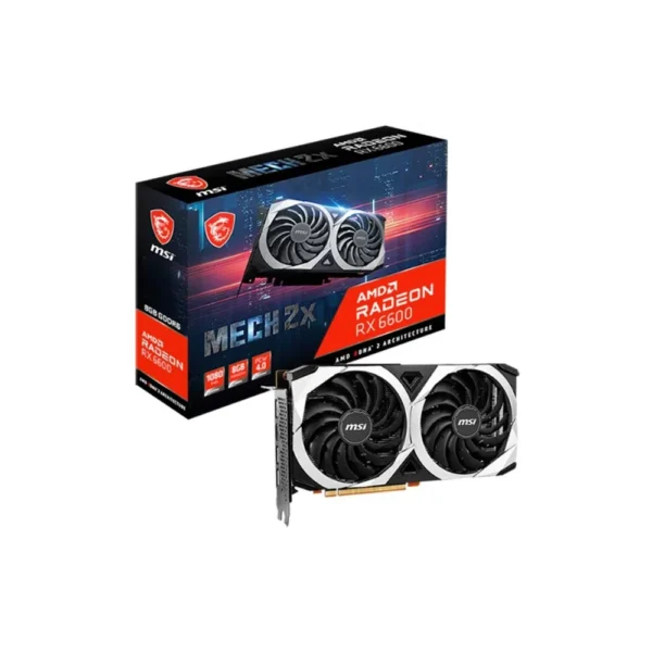OUTLET PLACA DE VIDEO RX 6600 8GB MSI MECH 2X PCIE 4.0 (USADA)